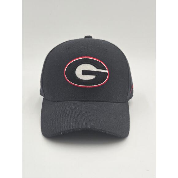 Nike Georgia Bulldogs Black Embroidered “G” Logo Fitted Baseball Cap Size M/L - Picture 1 of 8
